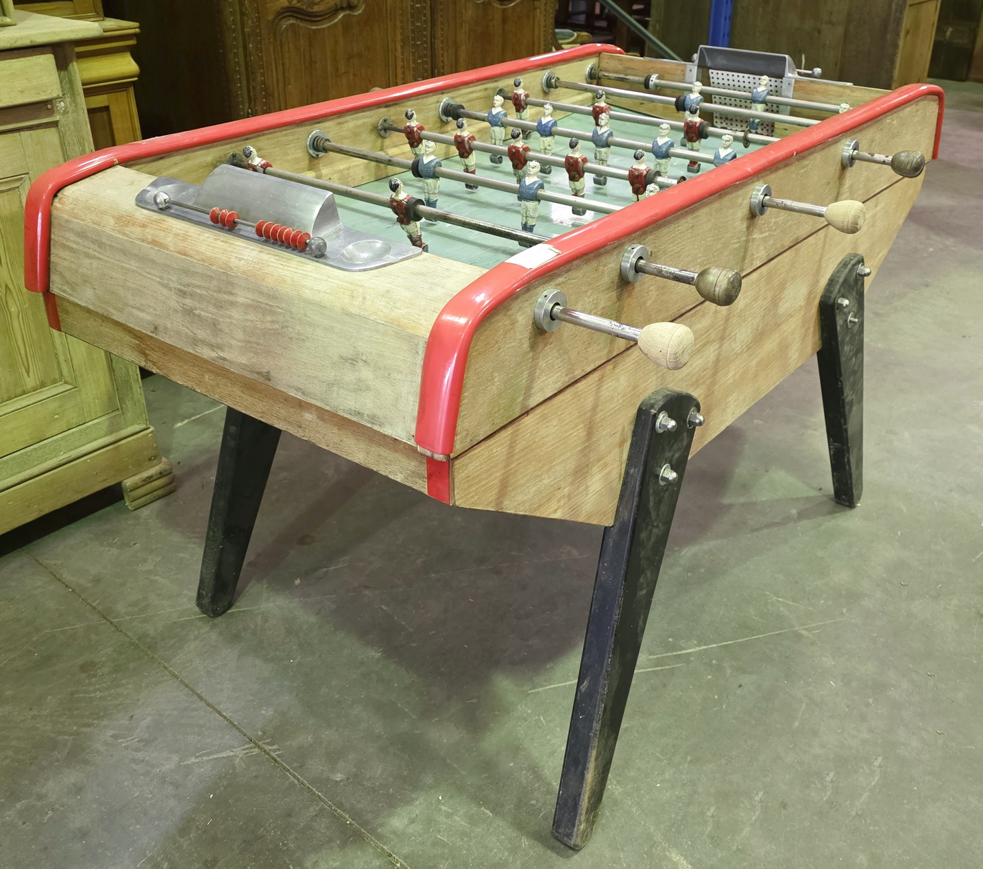A vintage French 'Sulpie' Foosball Table